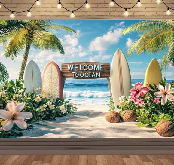 A Beach Photo Wall That Feels Like a Getaway