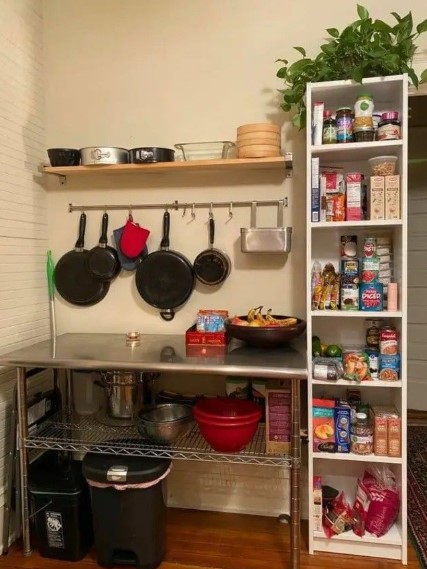 A Makeshift Pantry