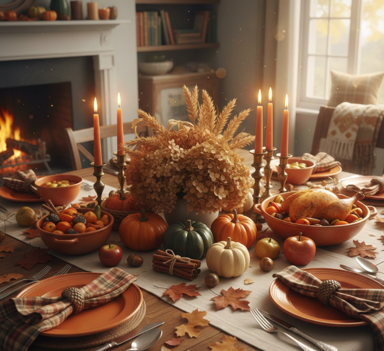 A Table Made for Fall Meals