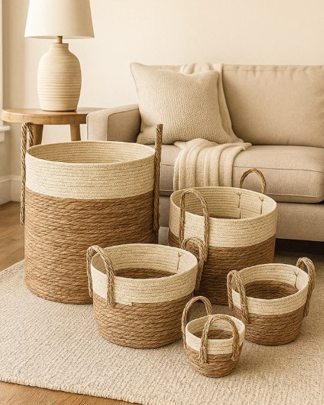 A Woven Basket That Works Overtime