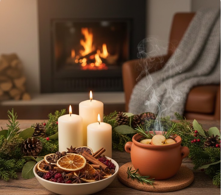 Add Cozy Scents the Natural Way