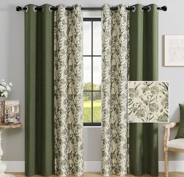 Add Sage Green Window Treatments