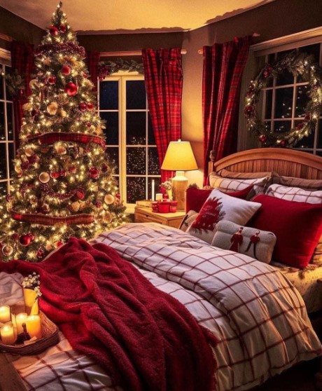 Add a Christmas Bedroom Tree