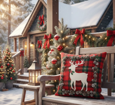  Add a Christmas Pillow