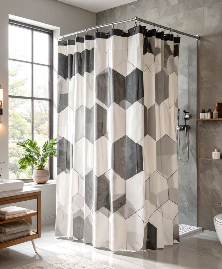 Add a Fun Shower Curtain