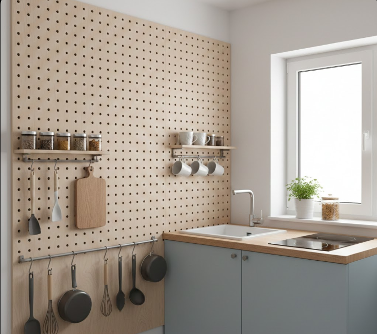 Add a Pegboard Wall