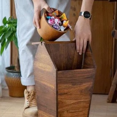 Add a Stylish Trash Can