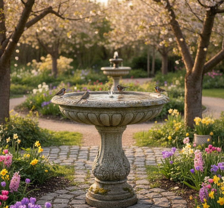 Antique Bird Baths