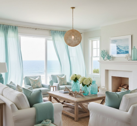 Aqua Accent Pieces