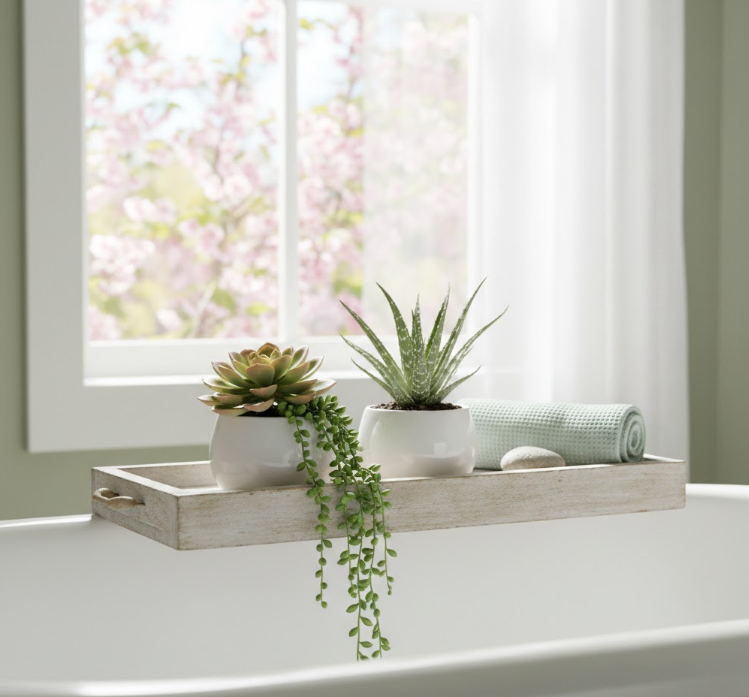 Arrange a Tray of Succulents