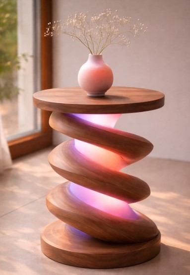 Artistic Sculptural Side Tables