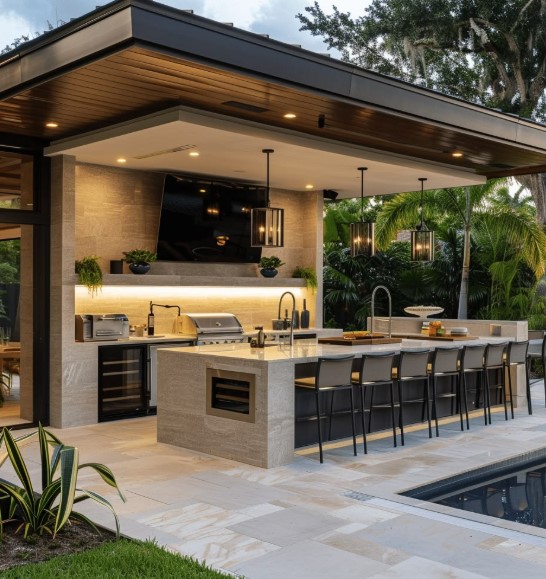 Backyard Kitchen