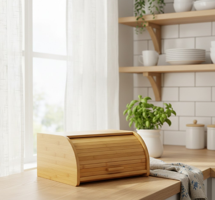 Bamboo Bread Box