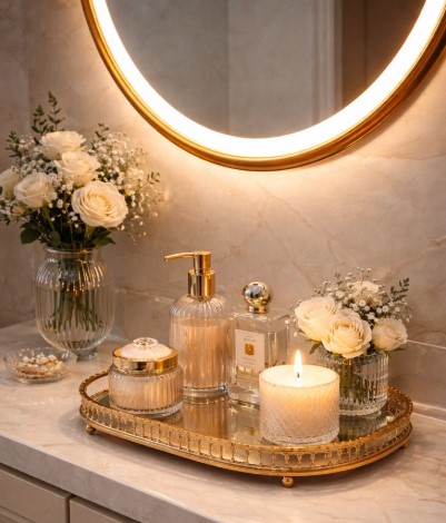 Bathroom Tray Styling