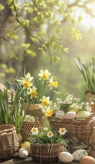 Beautiful Vintage Spring Decor