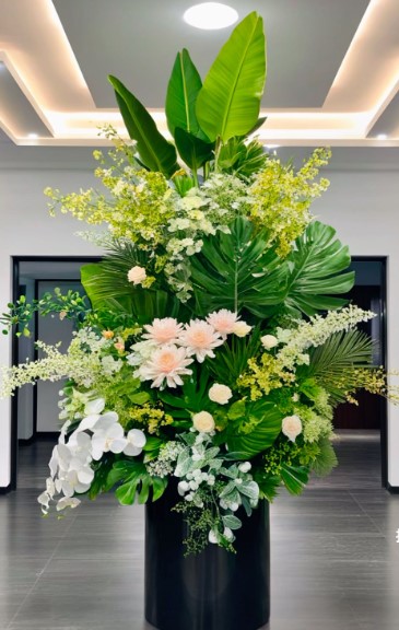 Big Blooms with Greenery