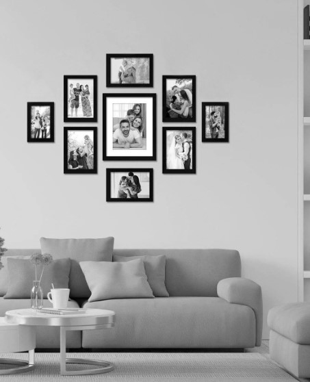 Black-and-White Gallery Wall