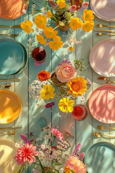 Blooming Tablescape