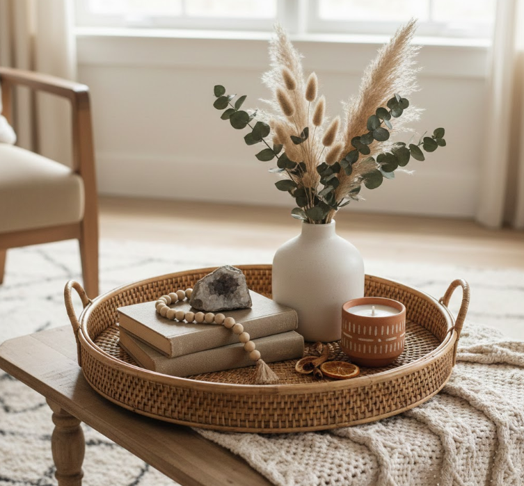 Bohemian Chic Coffee Table Tray