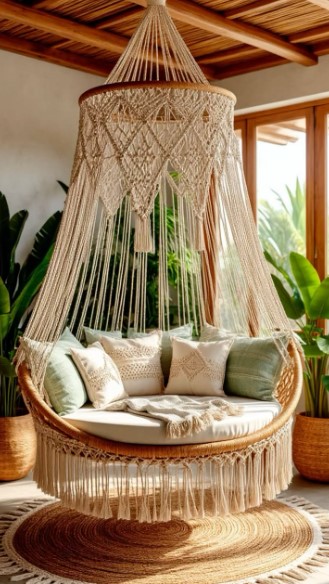 Boho Macramé Hammock