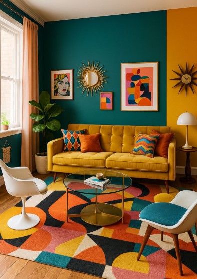 Bold Accent Wall Color