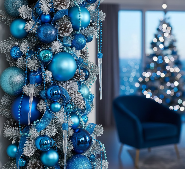  Bold Blue Garland