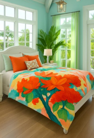 Brightly Colored Throw Blankets