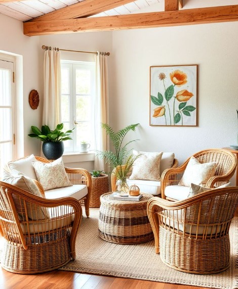 Bring in Natural Texture with Rattan