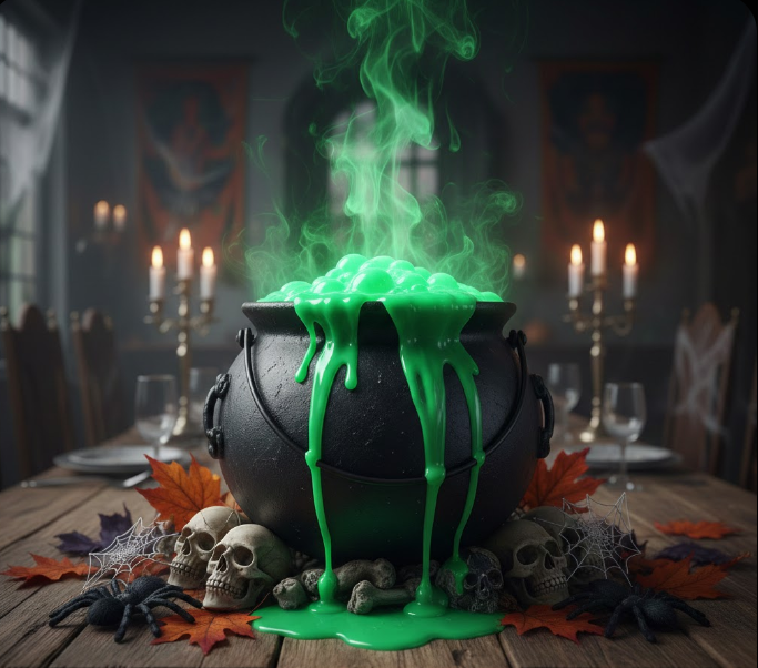 Bubbling Cauldron of Green Goo