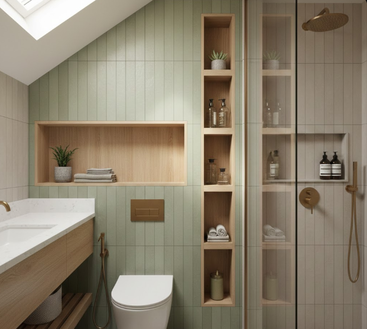 Built-In Niches and Shelving
