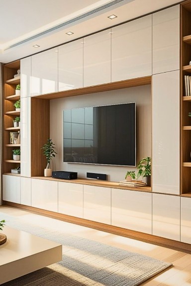  Built-In Storage Around the TV