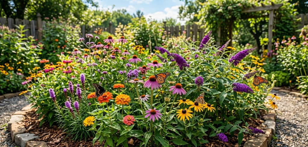 Butterfly-Friendly Flower Beds
