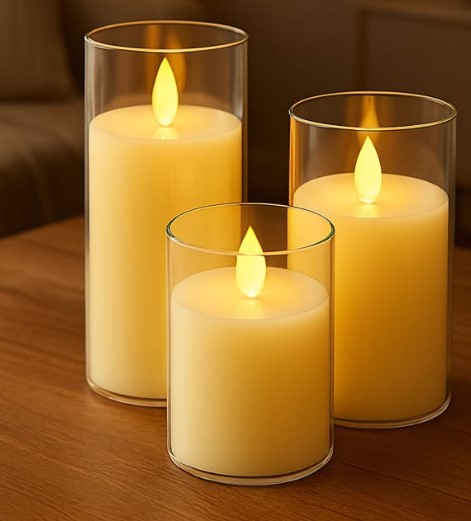 Candle Glow on the Sill
