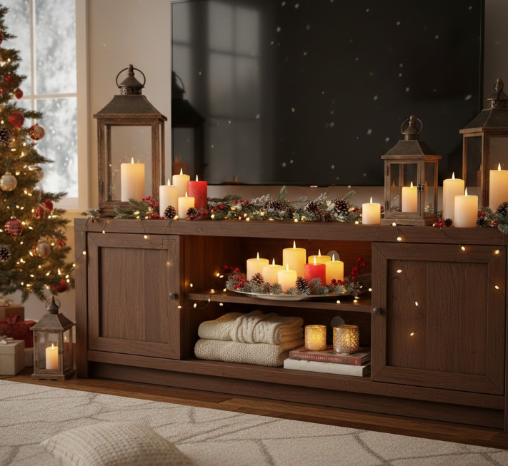 Candles and Lantern Cluster