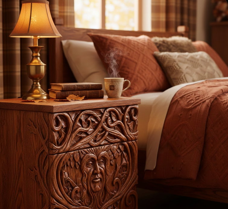 Carved Nightstand Character