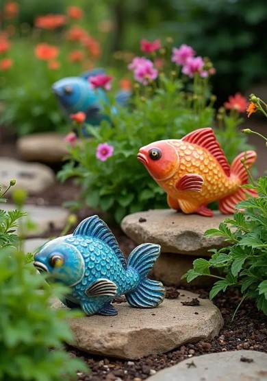 Ceramic Animal Garden Ornaments