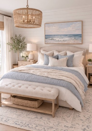 Chic Coastal Bedroom