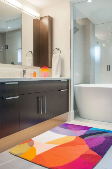 Choose a Colourful Bath Mat