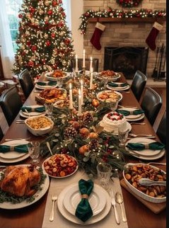 Christmas Dining Table