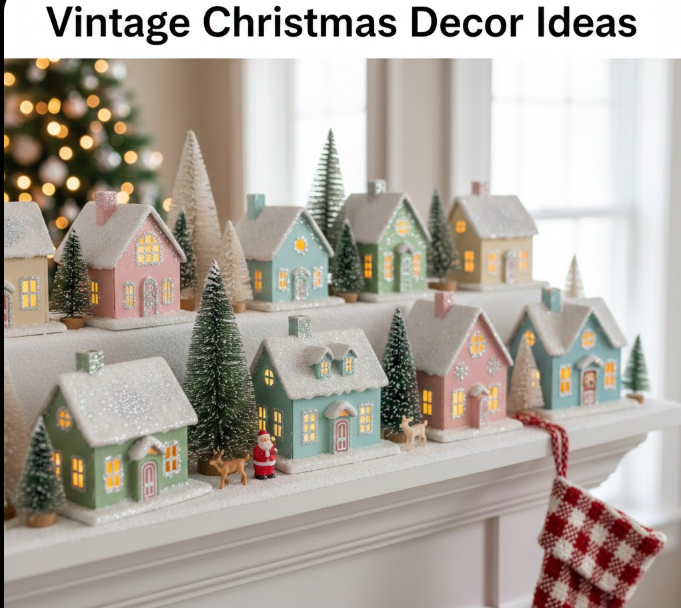 Christmas Putz Houses