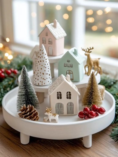 Christmas Tray Decorating