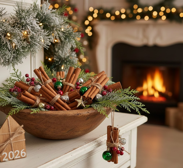 Cinnamon Stick and Ornament Bundles