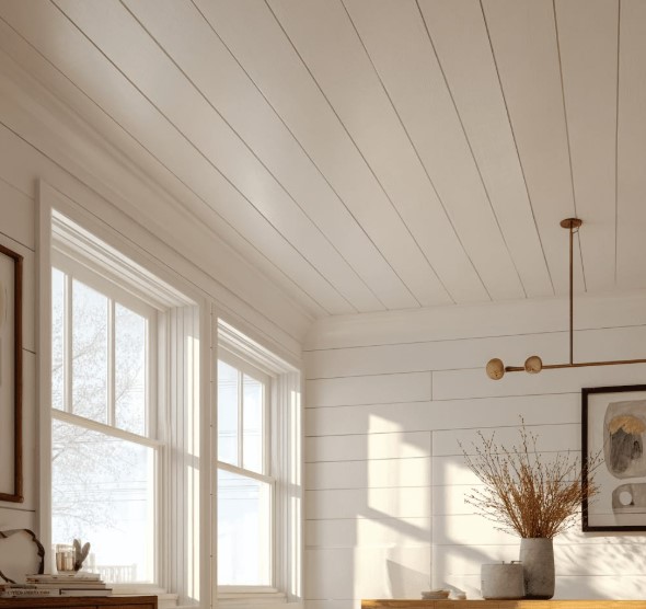 Clad the Ceiling in Shiplap