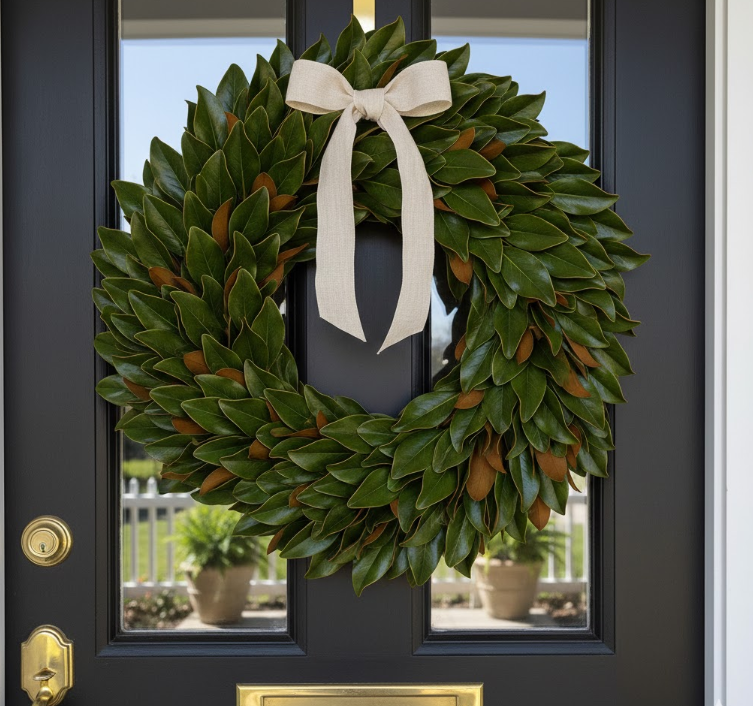 Classic Magnolia Wreath
