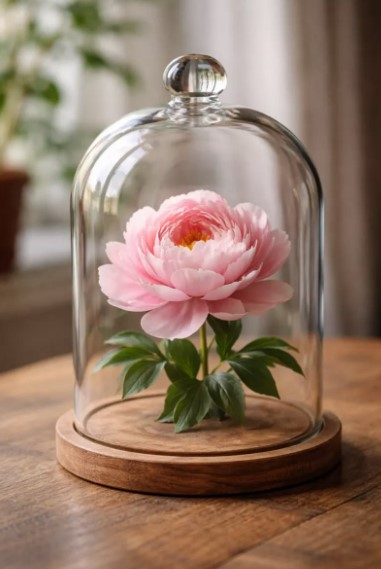 Cloche-Protected Blooms