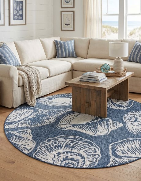 Coastal Area Rugs That Ground the Space