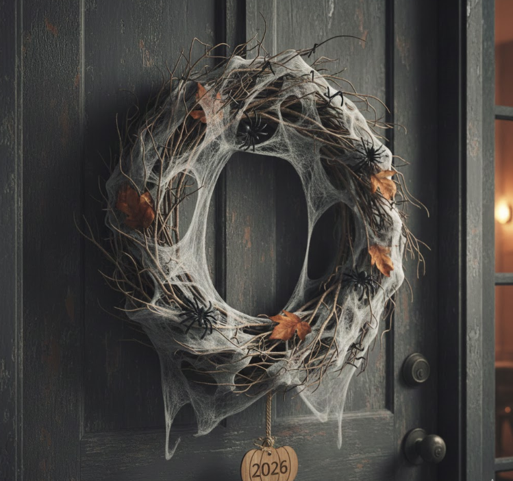 Cobwebbed Branch Wreath