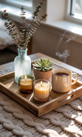 Coffee Table Tray Styling