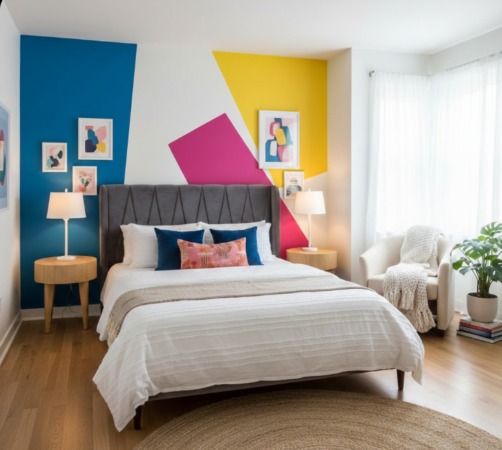 Color Pop Accent Wall