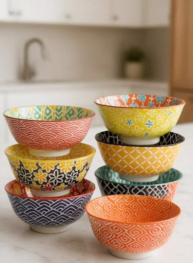 Colorful Ceramic Bowls